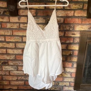 White Romper